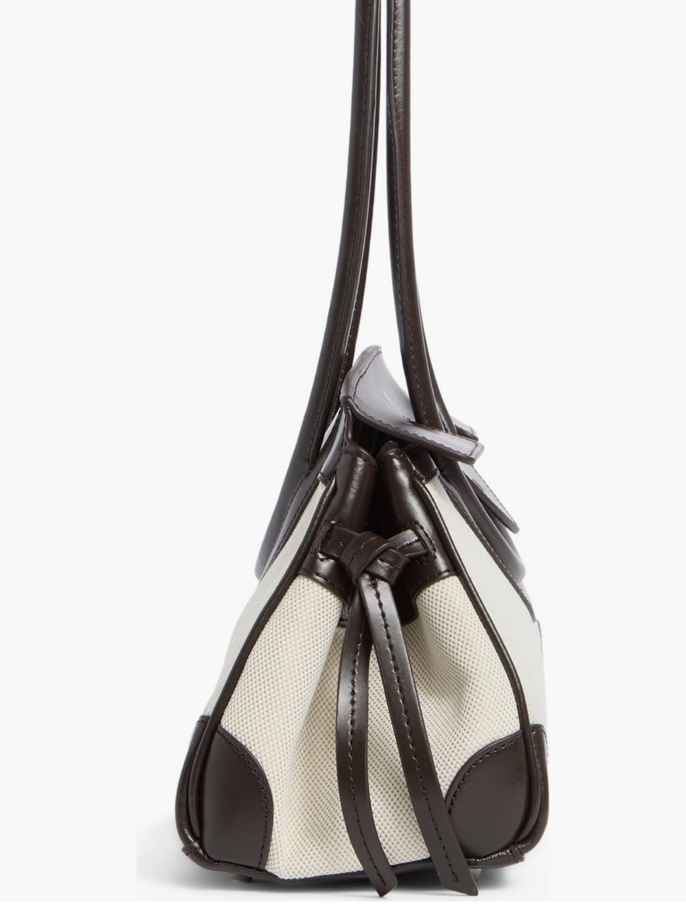 Staud Maude Canvas and Leather Shoulder Bag - Picture 4 of 10
